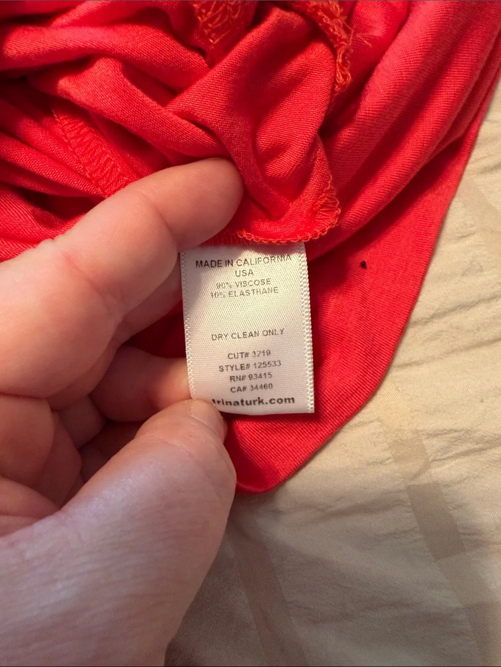 Trina Turk swim coverup dress size large - Picture 7 of 9